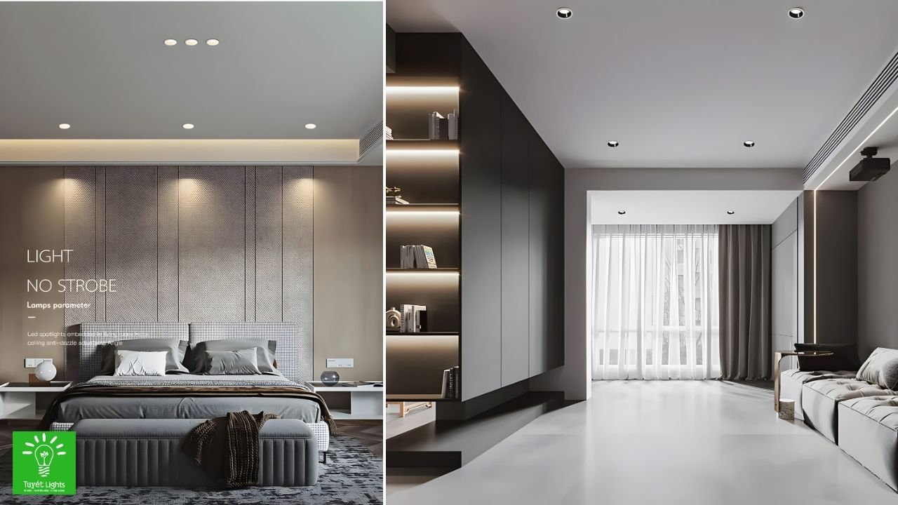 Đèn Rọi "Chuẩn" Kiến Trúc - đèn âm trần spotlight cao cấp